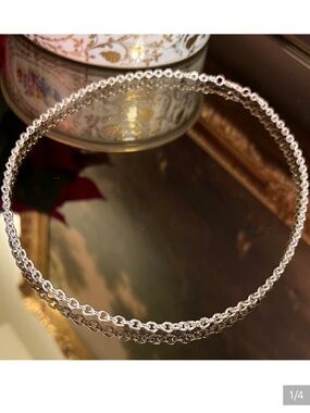 Silver Plated Chain Necklace